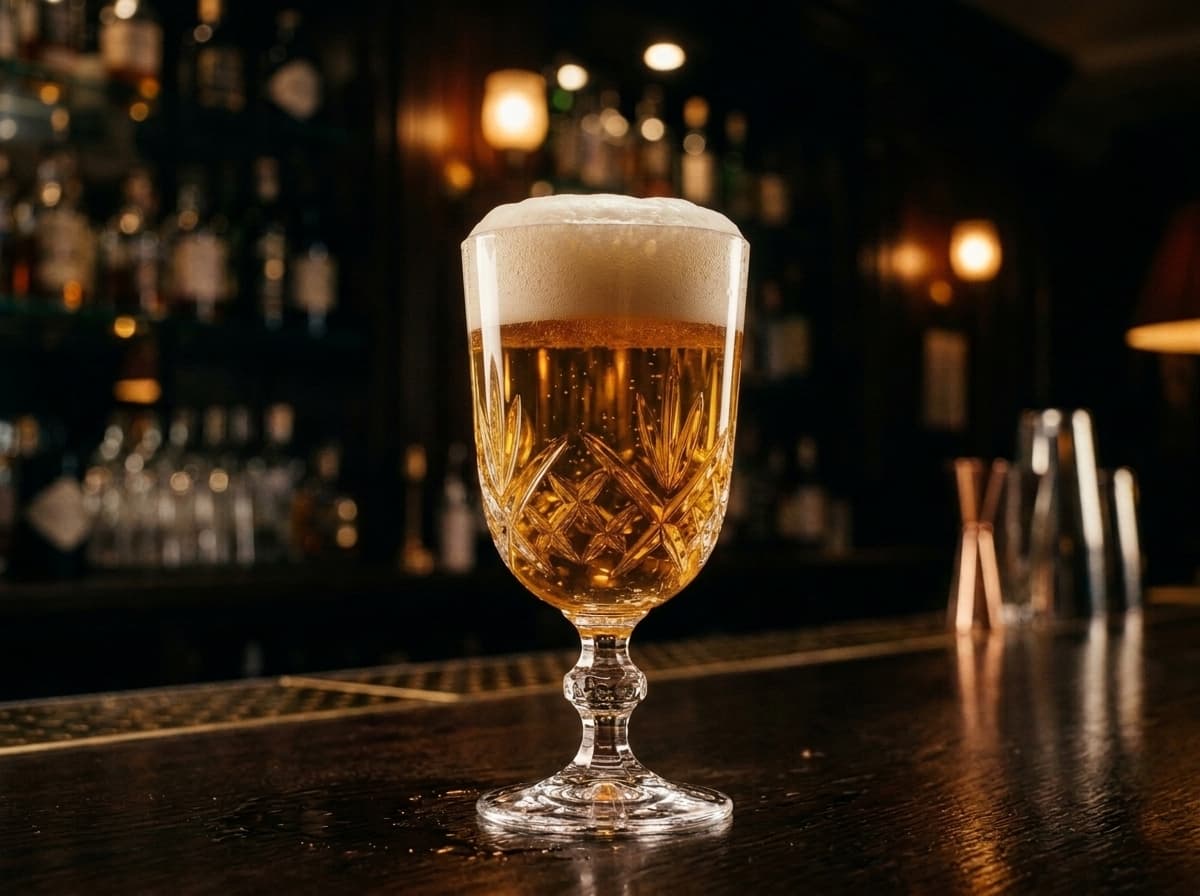 Street Light poured into a chilled chalice